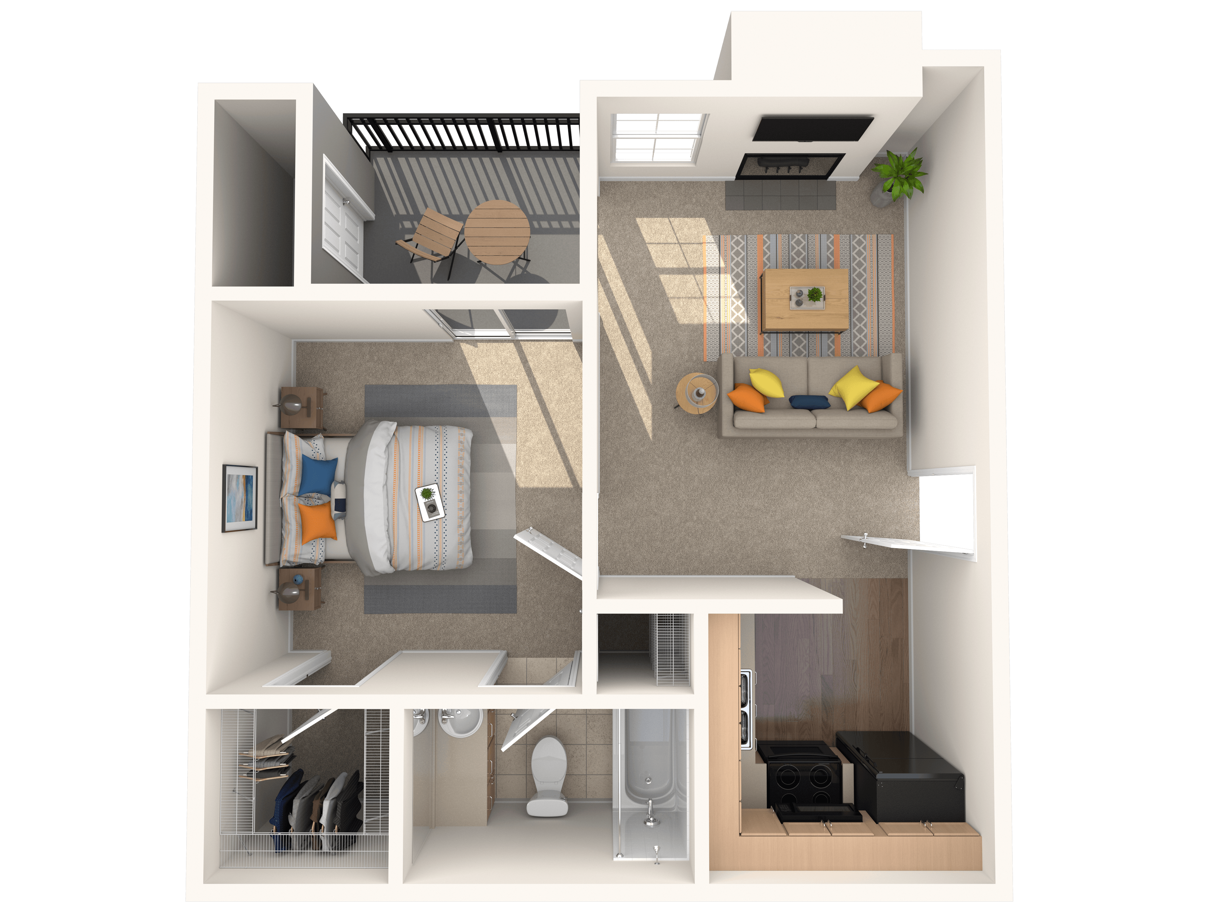 Floor plan layout diagram for A1